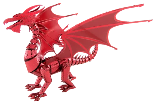 Metal Earth - ICONX - Red Dragon -Best Toy Discount Store 0008245 premium series red dragon 620