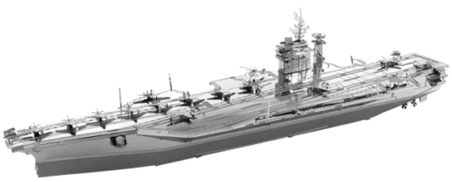 Metal Earth - ICONX - USS Roosevelt CVN-71 -Best Toy Discount Store 0009886 premium series uss theodore roosevelt cvn 71 620