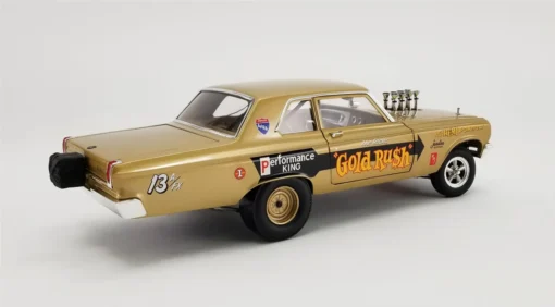 Acme 1/18 1965 Dodge AWB Coronet Gold Rush -Best Toy Discount Store ACMA1806506 2