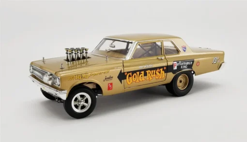 Acme 1/18 1965 Dodge AWB Coronet Gold Rush -Best Toy Discount Store ACMA1806506