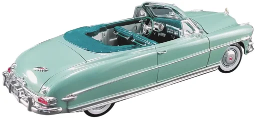 Acme 1/18 1952 Hudson Hornet Convertible Symphony Turquoise -Best Toy Discount Store ACMA1807503 2