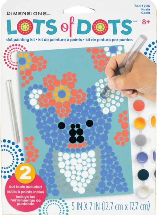 Paint By Number Koala Dots 5" X 7" -Best Toy Discount Store DIM91796