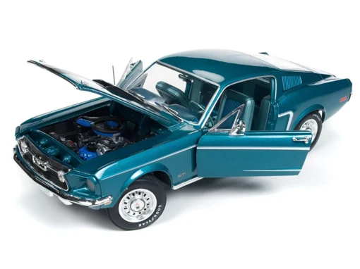 Auto World 1/18 1968 Ford Mustang GT 2+2 "Class Of 68" 50th Anniversary -Best Toy Discount Store ERT1132