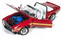 Auto World 1/18 1970 Ford Shelby GT500 Convertible, Red -Best Toy Discount Store ERT1187 4