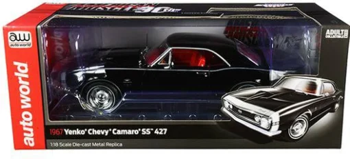 Auto World 1/18 1967 Chevrolet Yenko Camaro Hardtop -Best Toy Discount Store ERT1247 2