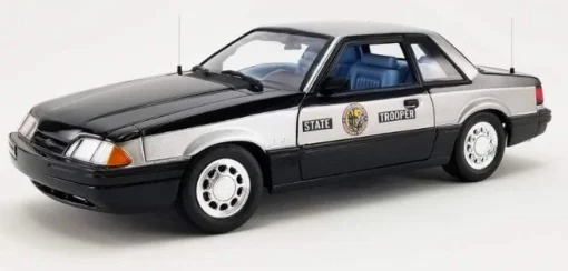 Acme 1/18 1993 Ford Mustang 5.0 SSP "North Carolina Highway Patrol State Trooper" -Best Toy Discount Store GMP18976