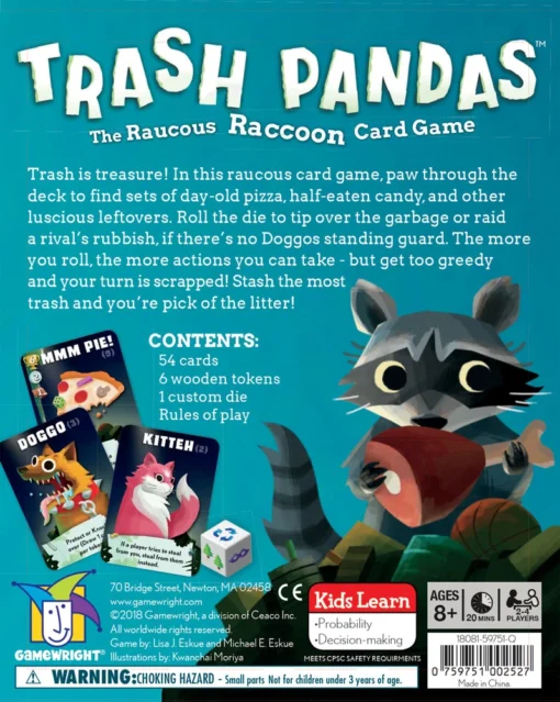 Trash Pandas Game -Best Toy Discount Store GMW252 2