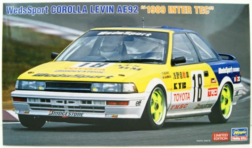 Hasegawa 1/24 Wedssport Corolla Levin AE92 -Best Toy Discount Store HAS20531