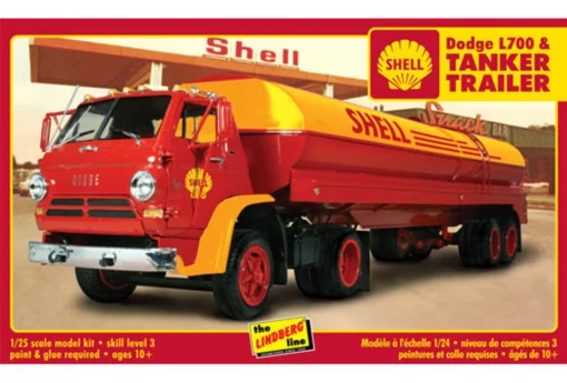 Italeri 1/25 Dodge L700 With Shell Tanker -Best Toy Discount Store LINHL118