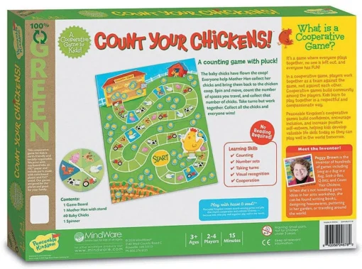 MindWare Count Your Chickens Game -Best Toy Discount Store PKGM108 2