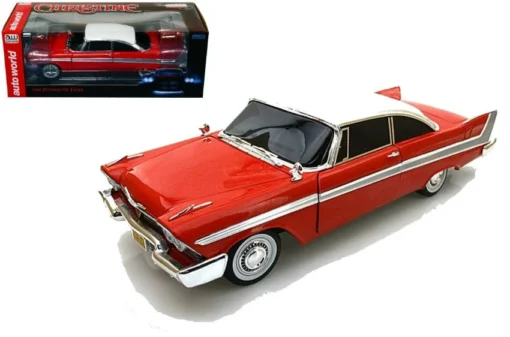 Auto World 1/18 1958 Plymouth Fury "Christine" Night Time Version -Best Toy Discount Store RD2AWSS102