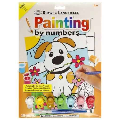 Royal Brush My First Paint By Number Puppy -Best Toy Discount Store ROYMFP22