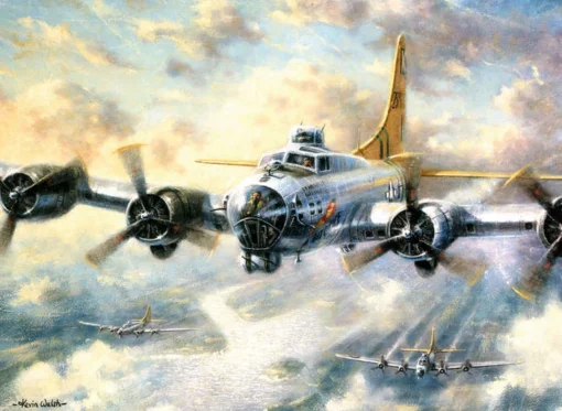 Royal Brush Paint By Number Adult Large Flying Fortress -Best Toy Discount Store ROYPAL21