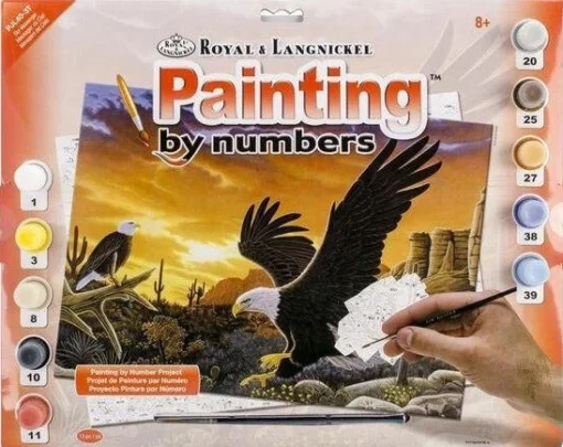 Royal Brush Paint By Number Junior Large Sky Messenger -Best Toy Discount Store ROYPJL40 3ca64f97 9d2d 4611 9bf3 750d11392ca6