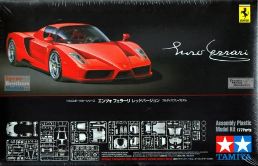 Tamiya 1/24 Enzo Ferrari (Red Version) -Best Toy Discount Store TAM24302