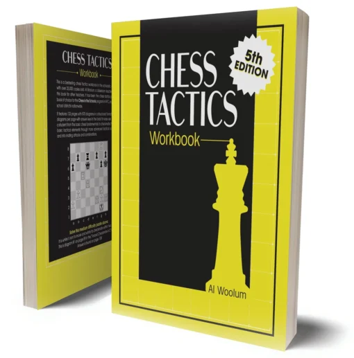 The Chess Tactics Workbook By Al Woolum – 5th Edition -Best Toy Discount Store WEX090671