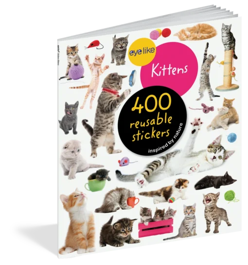 Eyelike: Kitten Reusable Stickers -Best Toy Discount Store WOR100274