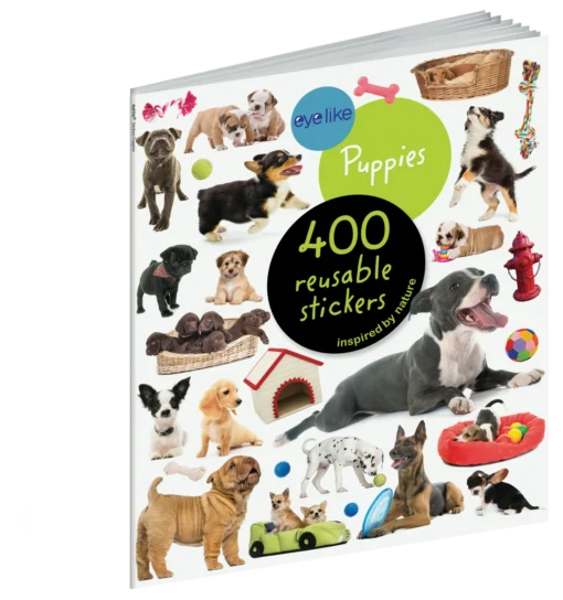 Eyelike: Puppies Reusable Stickers -Best Toy Discount Store WOR100294