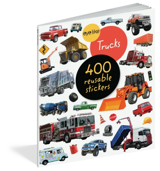 Eyelike: Trucks Reusable Stickers -Best Toy Discount Store WOR100625