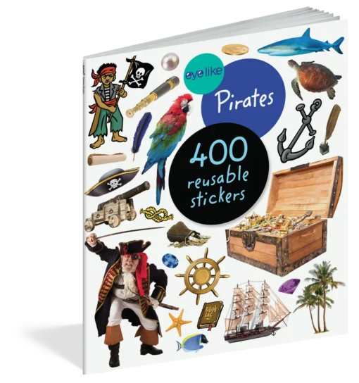 Eyelike: Pirates Reusable Stickers -Best Toy Discount Store WOR100626