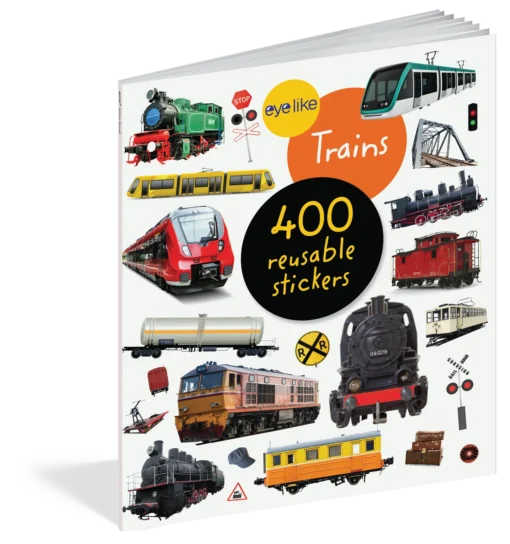 Eyelike: Trains Reusable Stickers -Best Toy Discount Store WOR101127