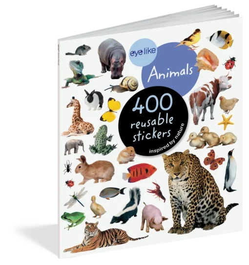 Eyelike: Animals Reusable Stickers -Best Toy Discount Store WOR16933