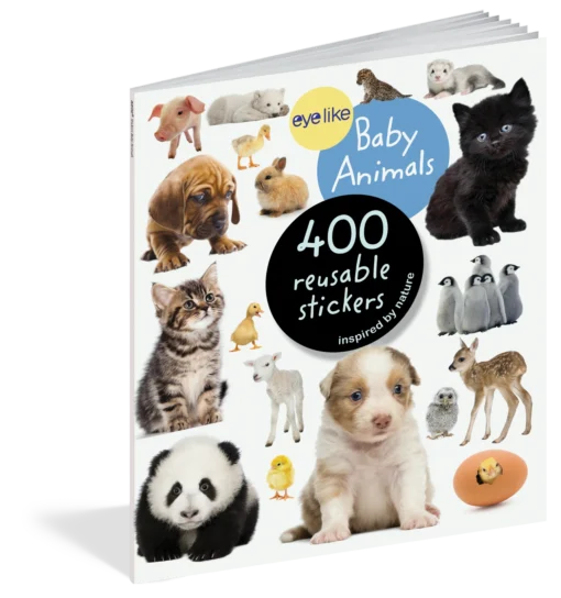 Eyelike: Baby Animal Reusable Stickers -Best Toy Discount Store WOR17483