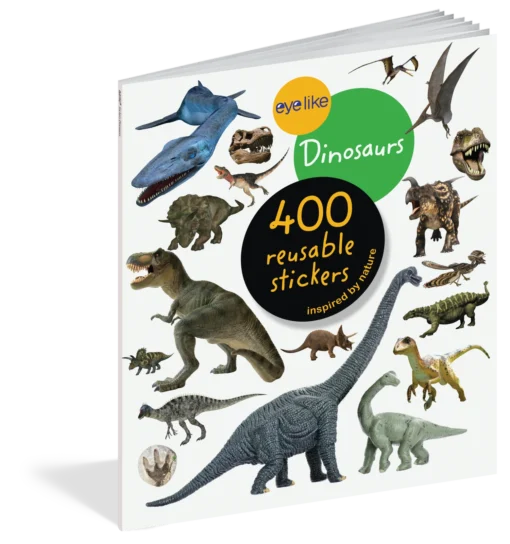 Eyelike: Dinosaur Reusable Stickers -Best Toy Discount Store WOR17484