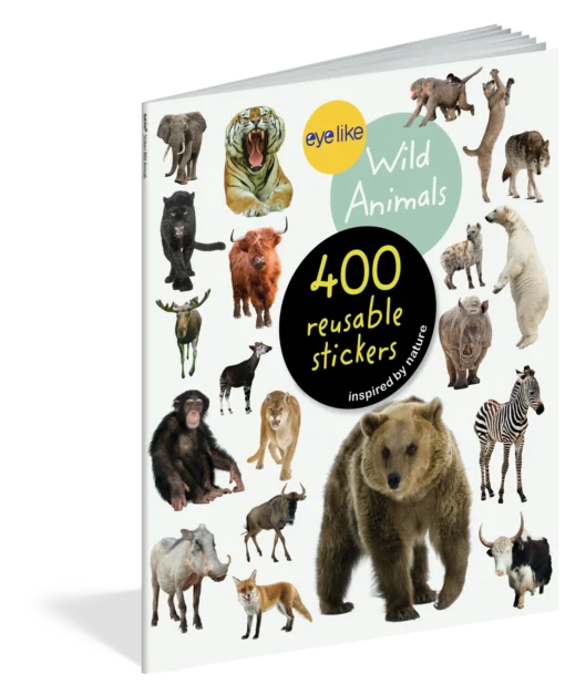 Eyelike: Wild Animals Reusable Stickers -Best Toy Discount Store WOR17964