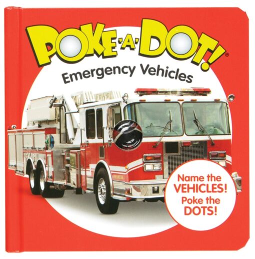 Melissa & Doug Poke-A-Dot: Emergency Vehicles -Best Toy Discount Store 31355 1