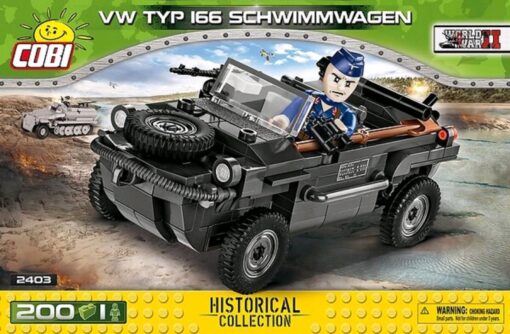 VW Typ 166 Schwimmwagen 200 Pieces -Best Toy Discount Store COB2403