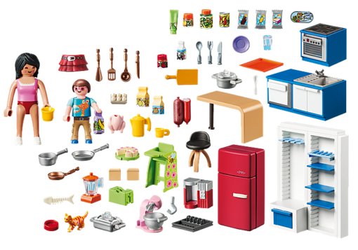 Playmobil Dollhouse - Family Kitchen -Best Toy Discount Store PM70206 2